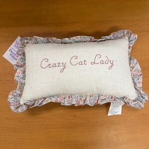 Crazy Cat Lady Pillow New